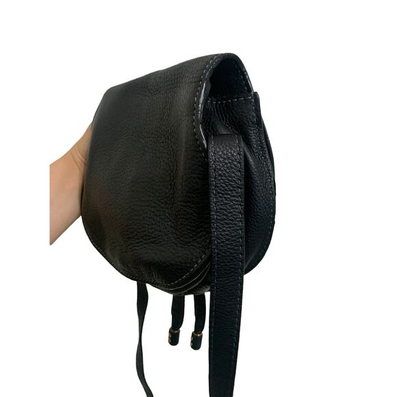 Chloé Marcie mini saddle bag black leather $1150 - Picture 6 of 13